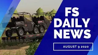 FS DAILY NEWS!!! John Deere 3D Tracks, Modular Trailer, Plus Class Xerion | Farming Simulator 19