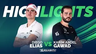🇵🇪 Elias v Gawad 🇪🇬 | Paris Squash 2024 | QF HIGHLIGHTS