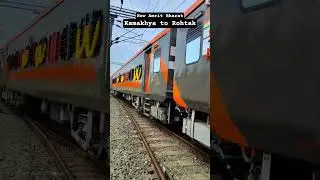 Kamakhya Rohtak new Amrit train #train #railway #railtrack #railwaycontent