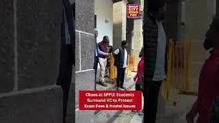 Chaos at SPPU: Students Surround VC to Protest Exam Fees & Hostel Issues