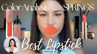 Spring Lipstick Shades Deep Dive | Bright Spring, Light Spring, Warm Spring Color Analysis
