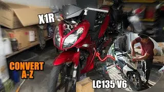 LC135 v6 Convert X1R A-Z  Tutorial | Problem CLUTCH convert! 