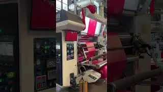 Continuous roll bag water-based ink ♻️ printing at a speed of 300 m/min