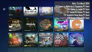 PS Store PSVR2 Observation 21st March 2024