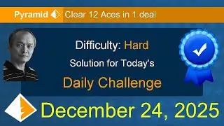 Microsoft Solitaire Collection: Pyramid - Hard - December 24, 2025