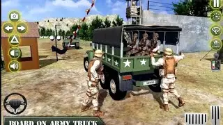 transport in army car driving simulator, army car game