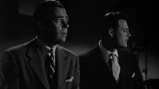 Unorthodox interrogation scene - Jean Peters - Vicki (1953)