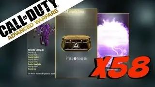 IM SO LUCKY! - 58 Advanced Supply Drop Opening! Royalty + Legendary (COD AW)