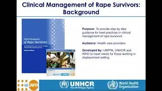 Clinical Management of Rape and Intimate Partner Violence
