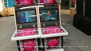 2p upright fishing game machine for sale, arcade  fish gambling cbainet