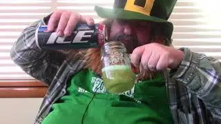ASMR Drinking Green Beer On St.Patrick's Day 2021