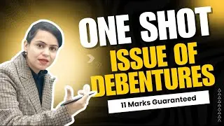 ISSUE OF DEBENTURES ONE SHOT | All Important Concepts | Accounting for Companies 12th Accounts