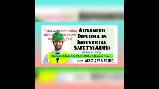 #ADIS #PDIS #NEBOSH #IOSH #FIRESAFETY #industrialsafety