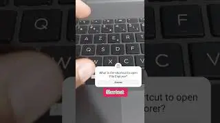 7-What is the shortcut to open File Explorer ?   #keyboard #shortcut #computer #shorts #laptop #file