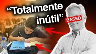 Esse Gringo Mostrou o ABSURDO da Educação do Brasil