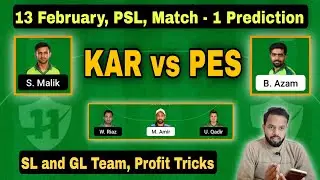 PSL Match Preview, KAR vs PES Fantasy Team, Karachi Kings vs Peshawar Zalmi Team Prediction, PSL