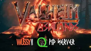 Valheim - Magic Q's Server - PART 23: The Ashlands - what kind of hell is this?!  LIVE STREAM!