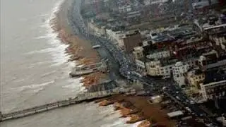 Tons of wood washes up on Worthing beach