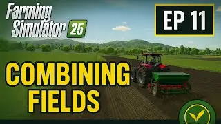 Farming Simulator 25 Kinlaig EP 11 | Combining Fields & Spring Planting (Potatoes, Corn, Onions)