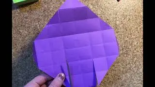 Linnea faltet: Origami-Schachtel (mit Schere)