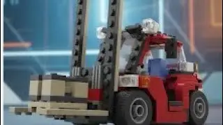 Decool 3110 Forklift Build 🔥 23-in-1 Architect Blocks Challenge! #imalidotcom 