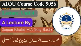 AIOU Course Code 9056 BS English Lecture Unit : 4