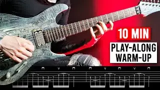 BEST 10 MIN GUITAR WARM-UP - finger exercises, legato, stretching & more
