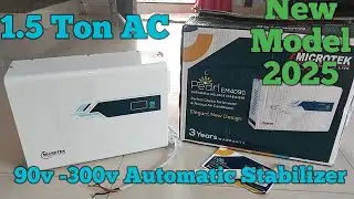 Best Stabilizer For 1.5 Ton AC ! Microtek EM4090- (90V-300V) ! New 2025 🔥Hot Price .