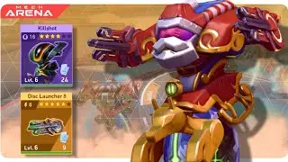 Killshot + Disc Launcher 8  |  Power & Precision! | Mech Arena Gameplay