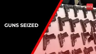 45 guns worth 22 lakh rupees seized at Delhi airport