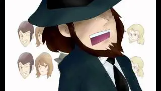 【手描き】ルパン三世で男女