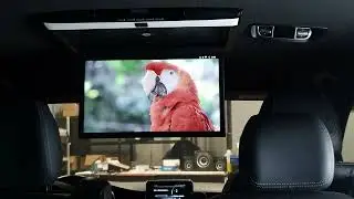 Установка потолочного монитора для Mercedes-Benz V класс на Android