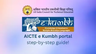 AICTE e-Kumbh portal registration