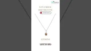 November  Birthstone Citrine  #birthstone #birthstonejewelry