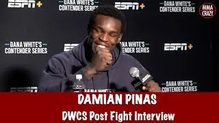Реакция Дамиана Пиньяса на победу нокаутом над Витором Костой на турнире Dana White Contender Series