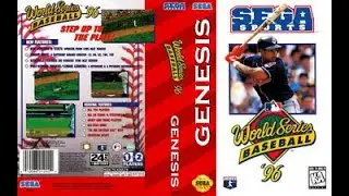 World Series Baseball '96 (Sega Genesis) - Atlanta Braves at Cleveland Indians