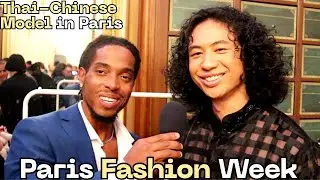 Backstage with Rising Asian Model Benz at Paris Fashion Week