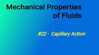MPF #22 - Capillary Action
