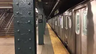 R142 & R62A (5/6) @ 125 Street Station (UP)