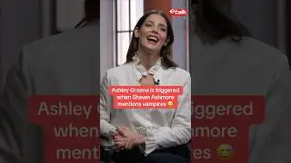 Ashley Greene is triggered when Shawn Ashmore mentions vampires 😅