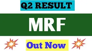 MRF Q2 RESULT NEWS TODAY. MRF SHARE LATEST NEWS TODAY 