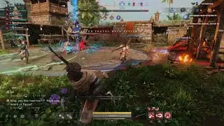 Aeternum New world  PS5 first ever outpost rush 20 vs 20 pvp online