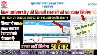 🔴 Graduation scholarship 50000 application under process✅ snatak pass kanya utthan yojana bihar 2025
