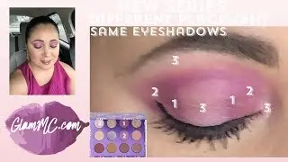 Different Placement Same Eyeshadows Series - Look 3 Halo Look