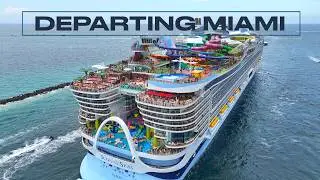 Six Cruise Ships Departing PortMiami #florida 🚢
