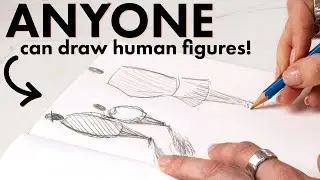 The EASIEST way to sketch the human figure!