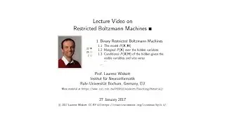 RBM 1.1-1.3 - Restricted Boltzmann Machines (32 min)