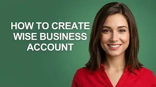 How To Create Wise Business Account - AshleyHowTo