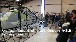 American Legend Aircraft company factory tour | KSLR | Sulpher Springs, Tx