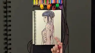 which girl stole your heart? 💕✨ #artshorts #sketchbooktour